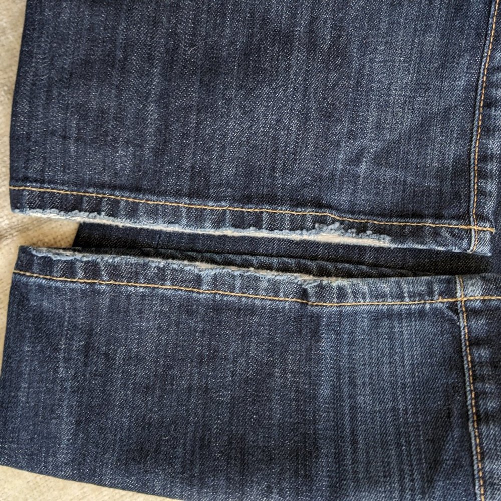 Citizens of Humanity Pea in the Pod Dark Wash Denim Bootcut Maternity Jeans - 29 - Picture 10 of 12